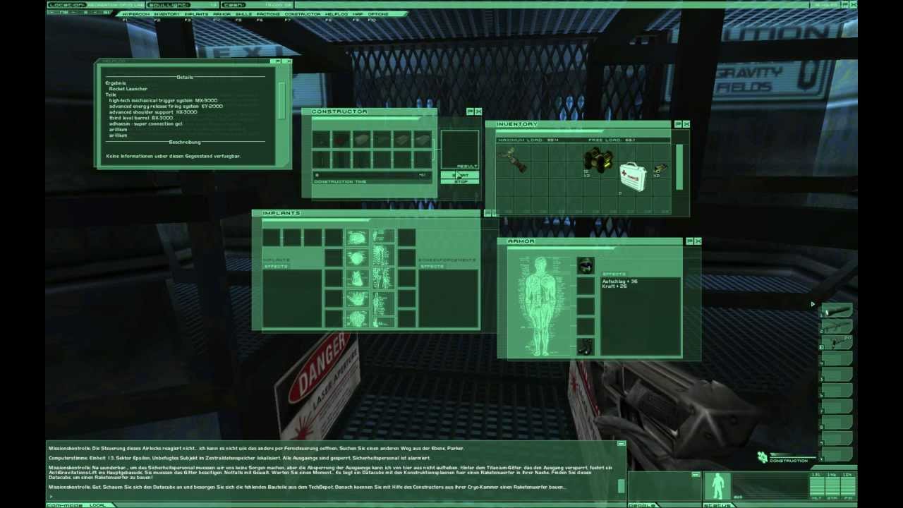 Neocron offline Demo playthrough (german)