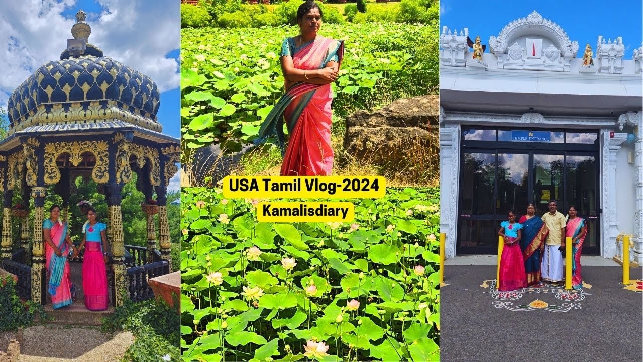 My mom visits oldest temple in USA/USA Tamil Vlog/Tamil Vlog USA  @kamalisdiary  #usatamilvlog