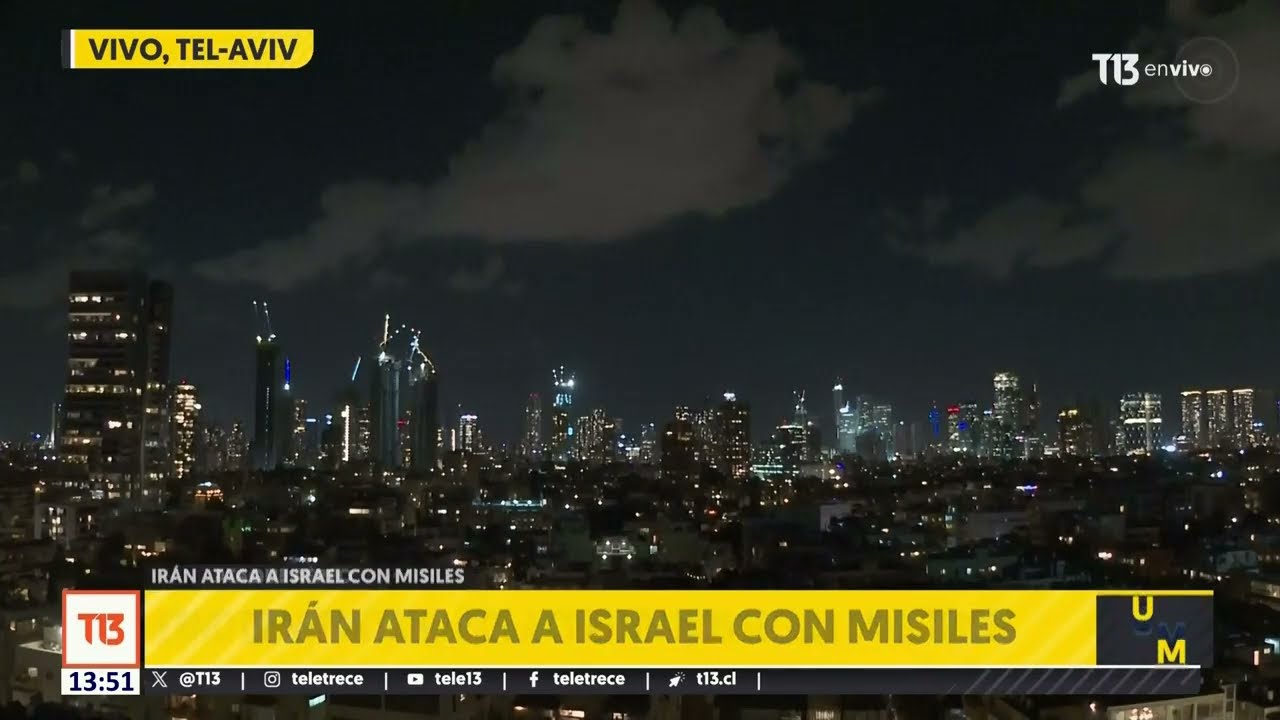 Irán lanza ataque con misiles contra Israel