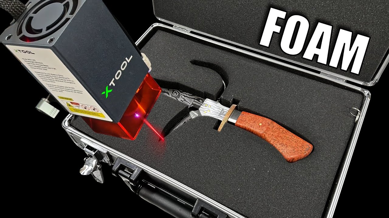 Идеальные пенные вкладки с помощью лазера потребительского класса | XTOOL Diode