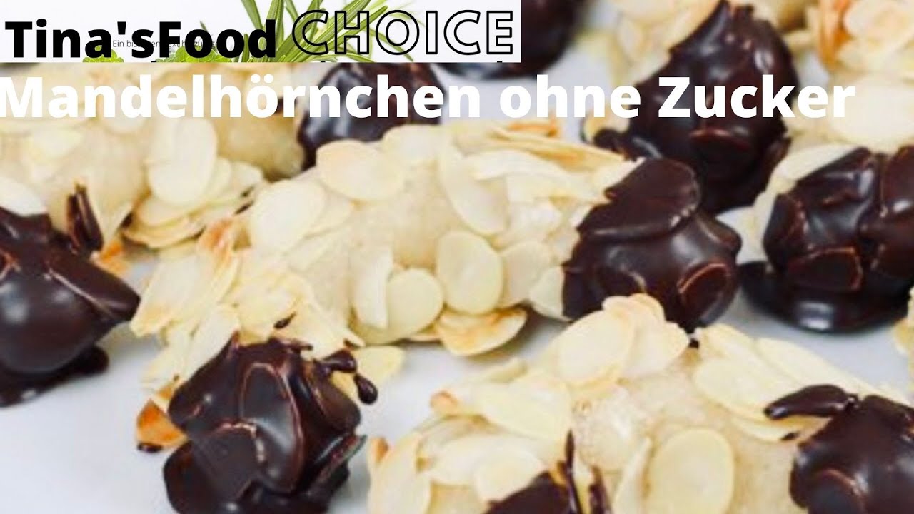 Marzipanh&ouml;rnchen ohne Zucker ohne Mehl