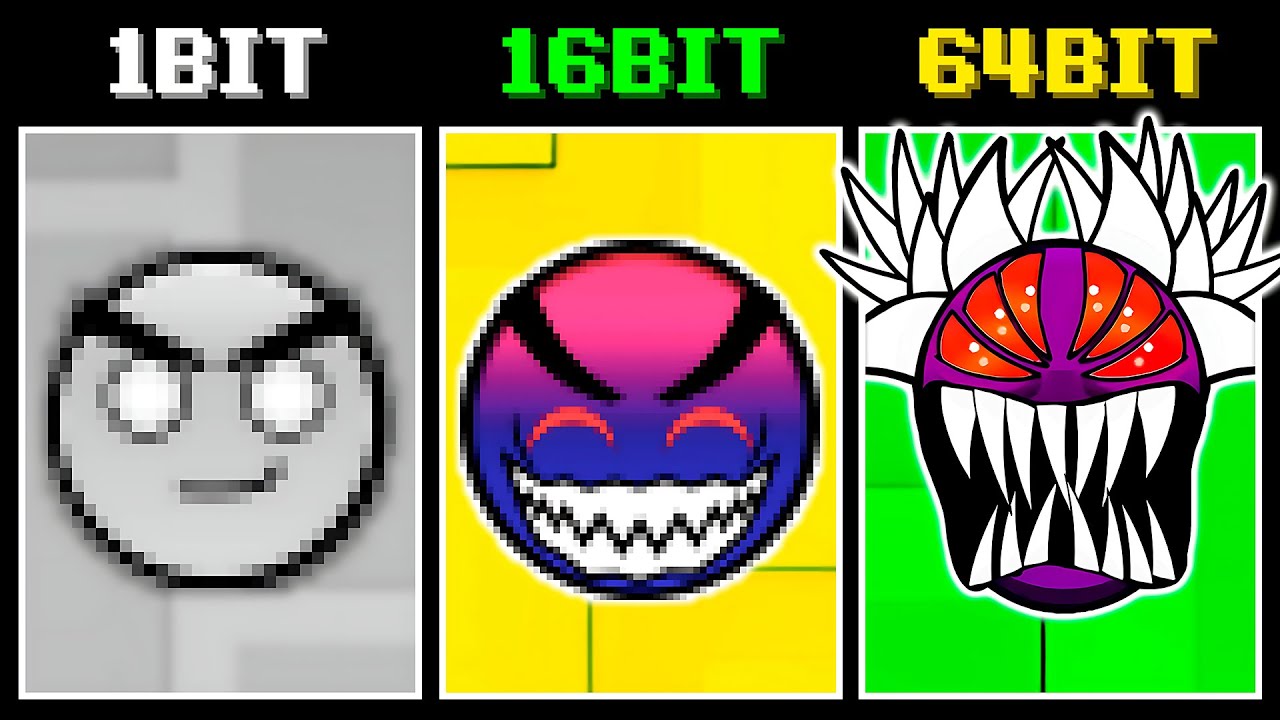 New Custom Geometry Dash Lobotomies V23 but every time with more bits