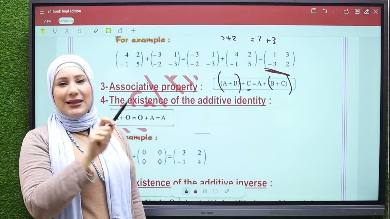adding and subtracting matrices  senior 1 second term