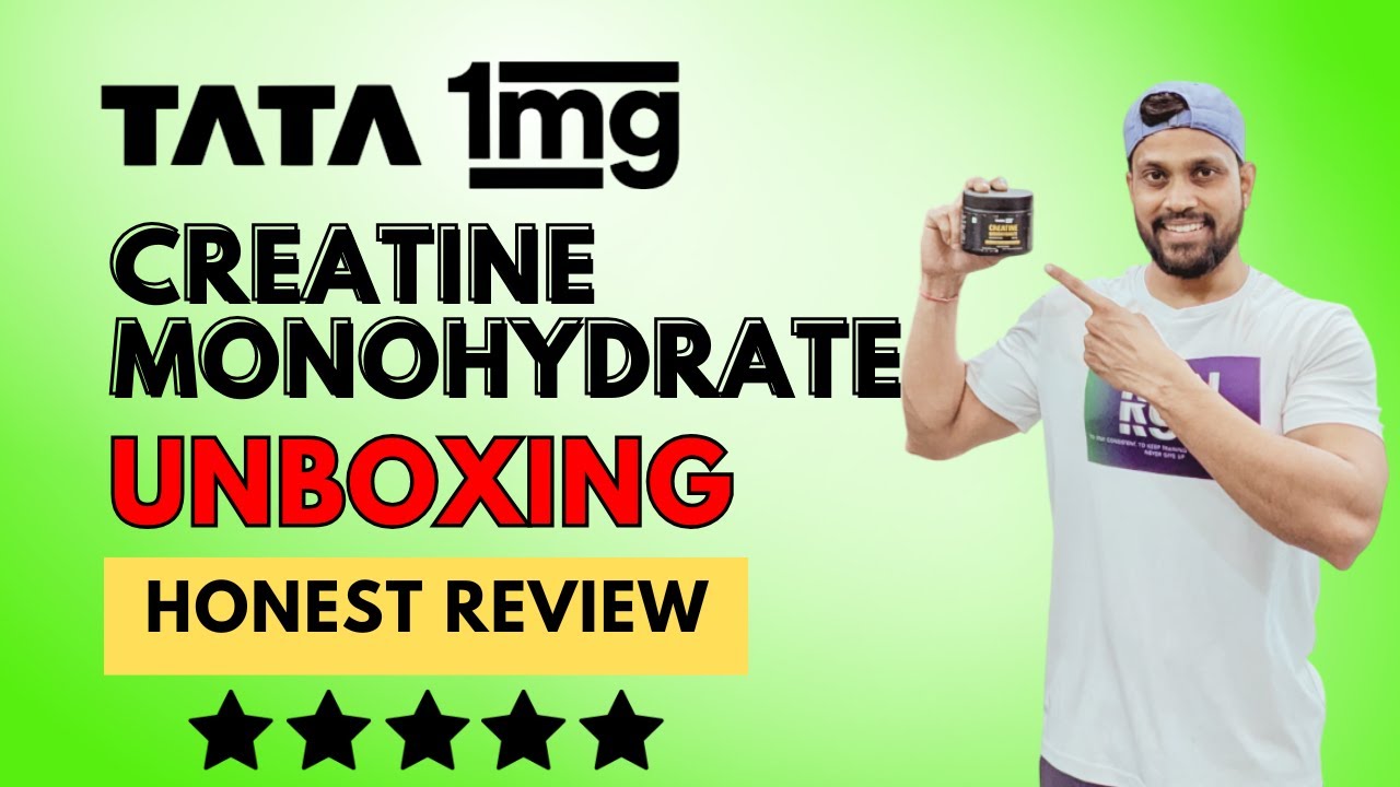TATA 1MG Creatine Monohydrate Unboxing & Honest Review | Best Creatine in Budget?