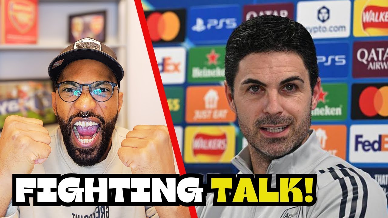 Arteta INSPIRATIONAL! | Comes out WITH CHEST! | RALLYING CRY!