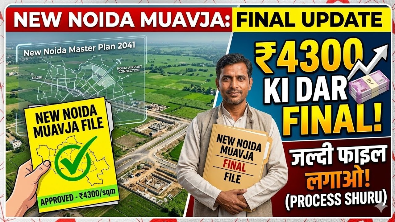New noida 2041 Master plan latest news update muavja file