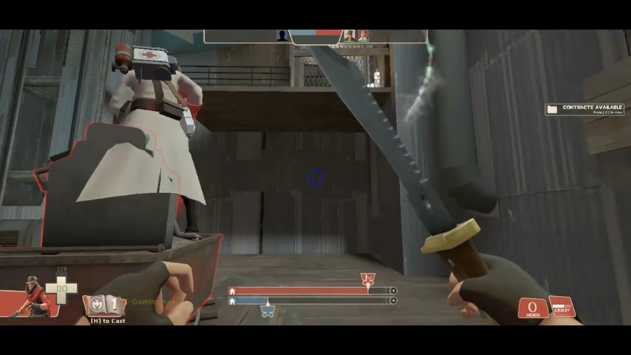 Team Fortress 2-Helltower Gameplay (feat. Shel Trandabara, and GWizard777)
