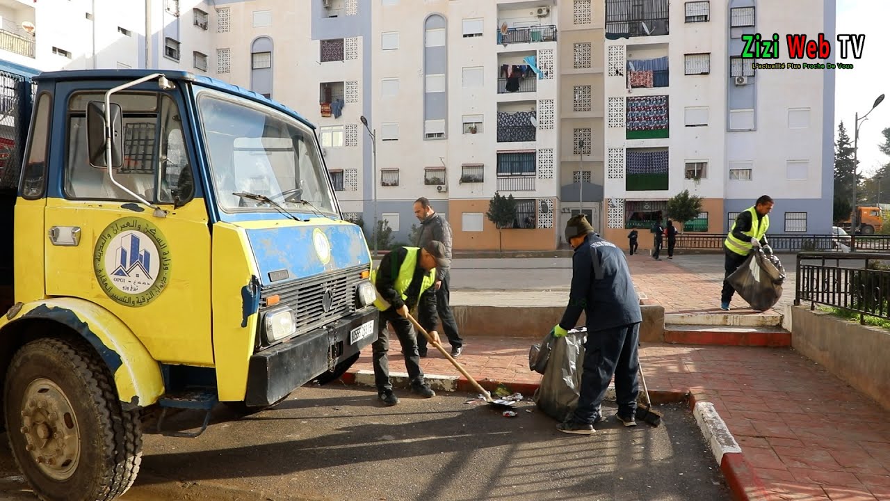 L’OPGI De Tizi-Ouzou Mobilise Ses Effectifs Pour Nettoyer La Cité 474 Logements à Irdjen ...