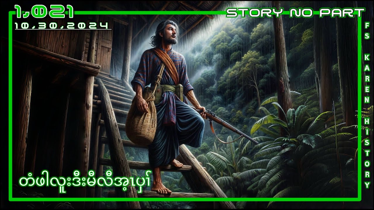 🔴 No. 1,021 Karen Story, No Part (တံဖါလူးဒီးမီလီအ့ၤပှၢ် ) 🔴10 , 30 , 2024  #fs_karen_history