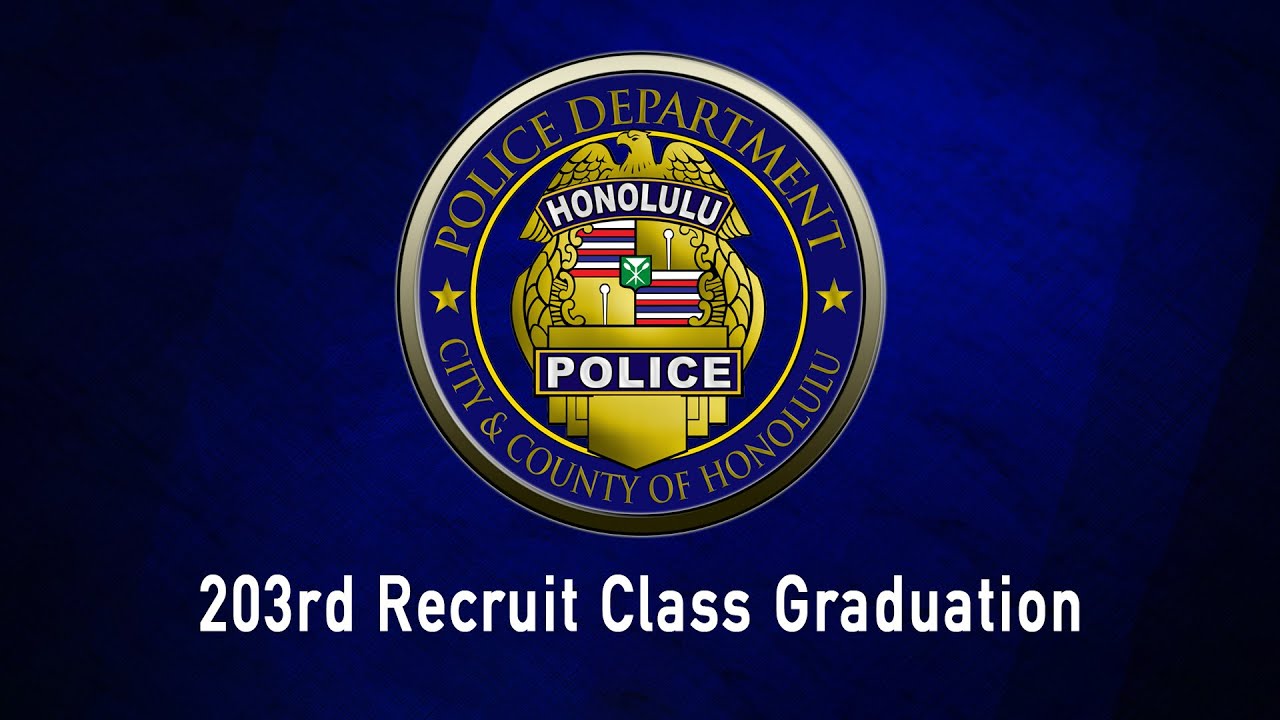 HPD 203rd Recruit Class Graduation