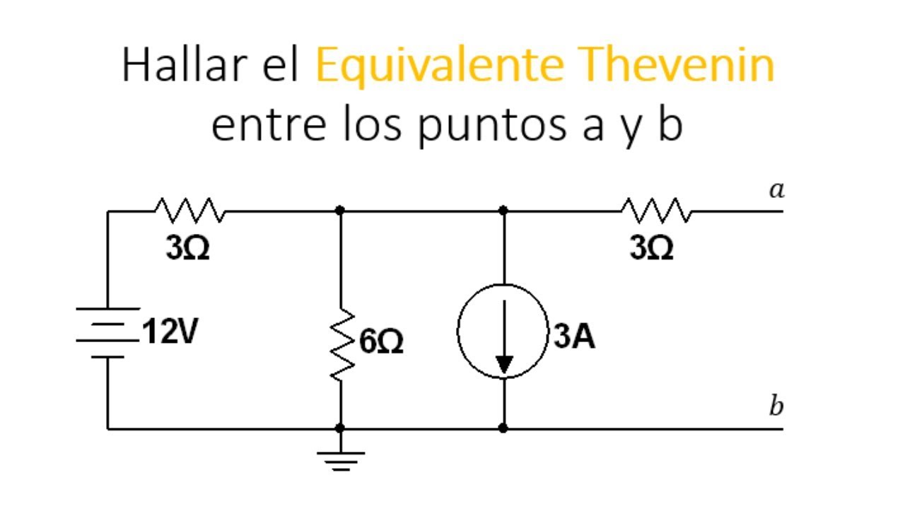 ⚡ Teorema de Thevenin, Equivalente thevenin eje 2