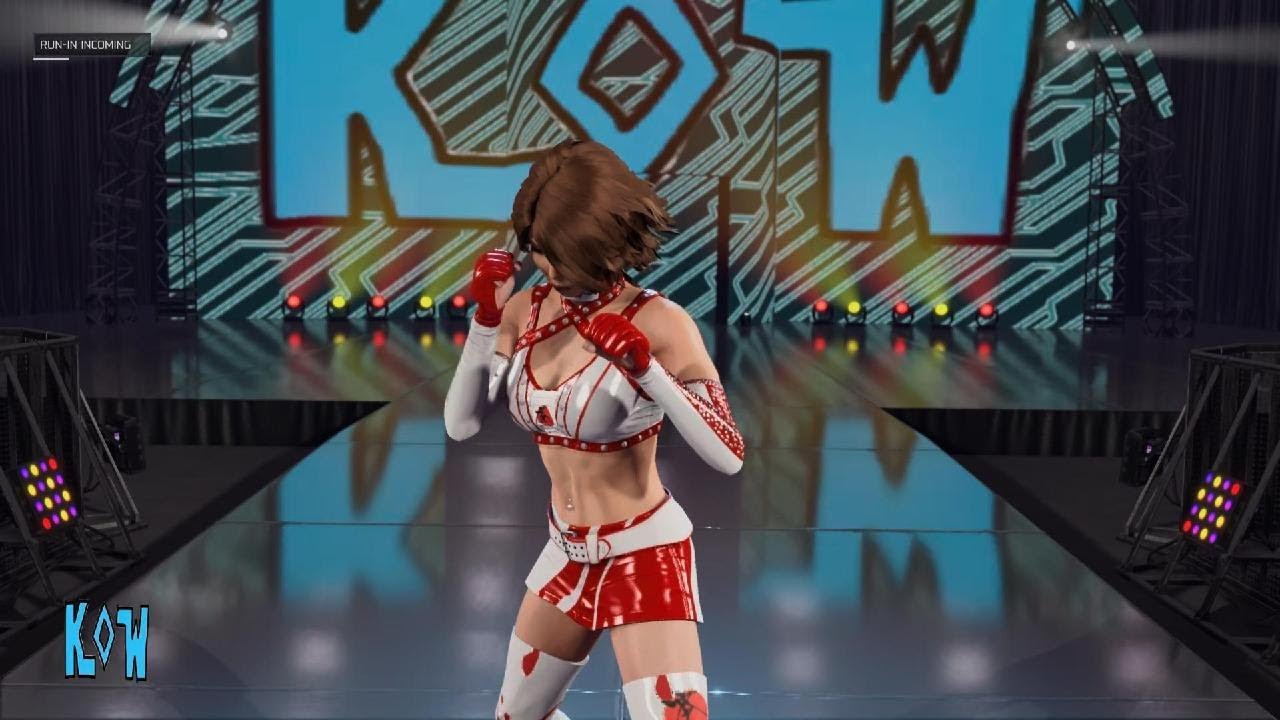 WWE 2K25 Gracie Mair 🆚 Reiko Hinomoto Falls Count anywhere Match