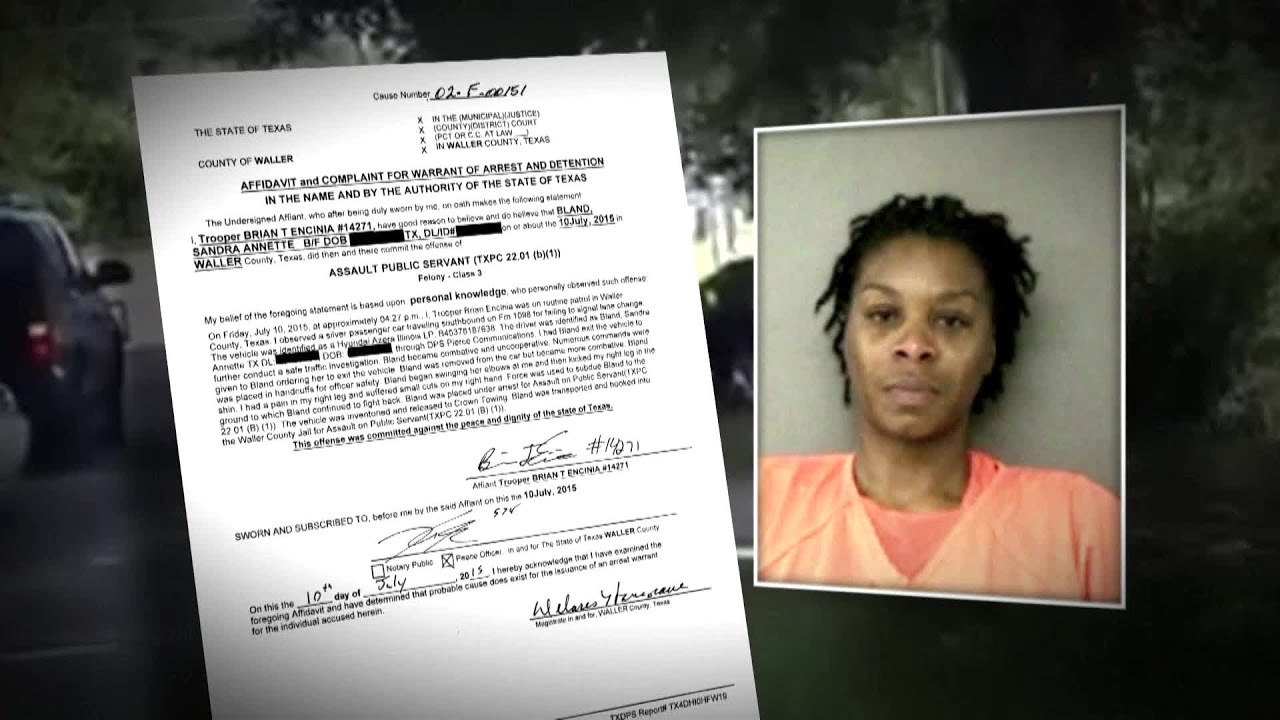 Newly released dashcam video shows Sandra Bland traffic stop