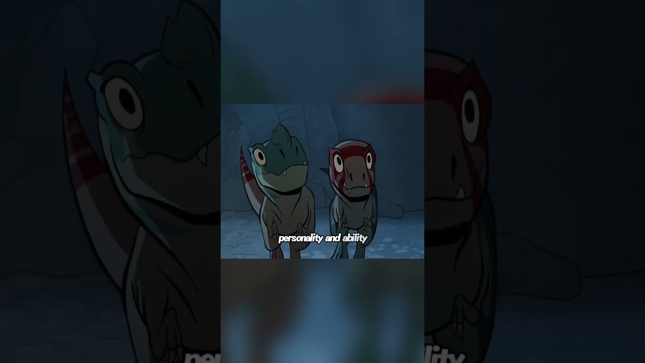 Did you notice the horns on that blue baby dinosaur#primal #cartoon