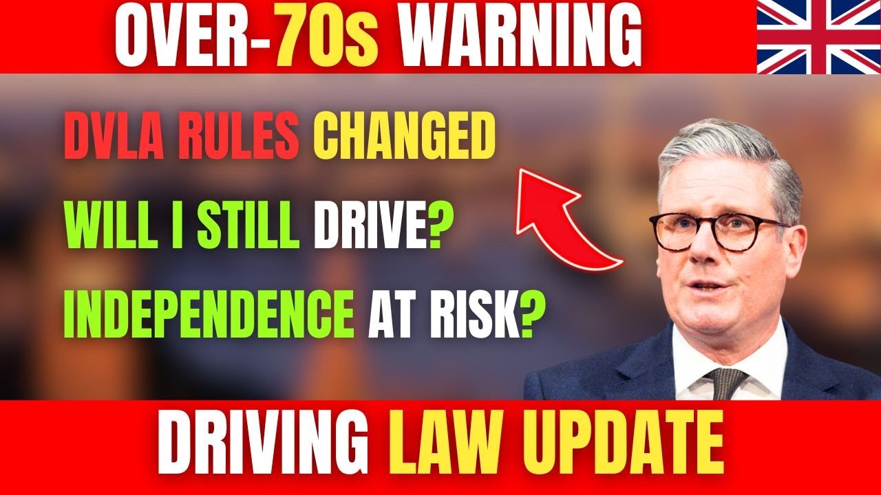 &ldquo;DVLA Confirms New Driving Rules for Over-70s | Major 2025 Changes Every Older Driver Must Know&rdquo;
