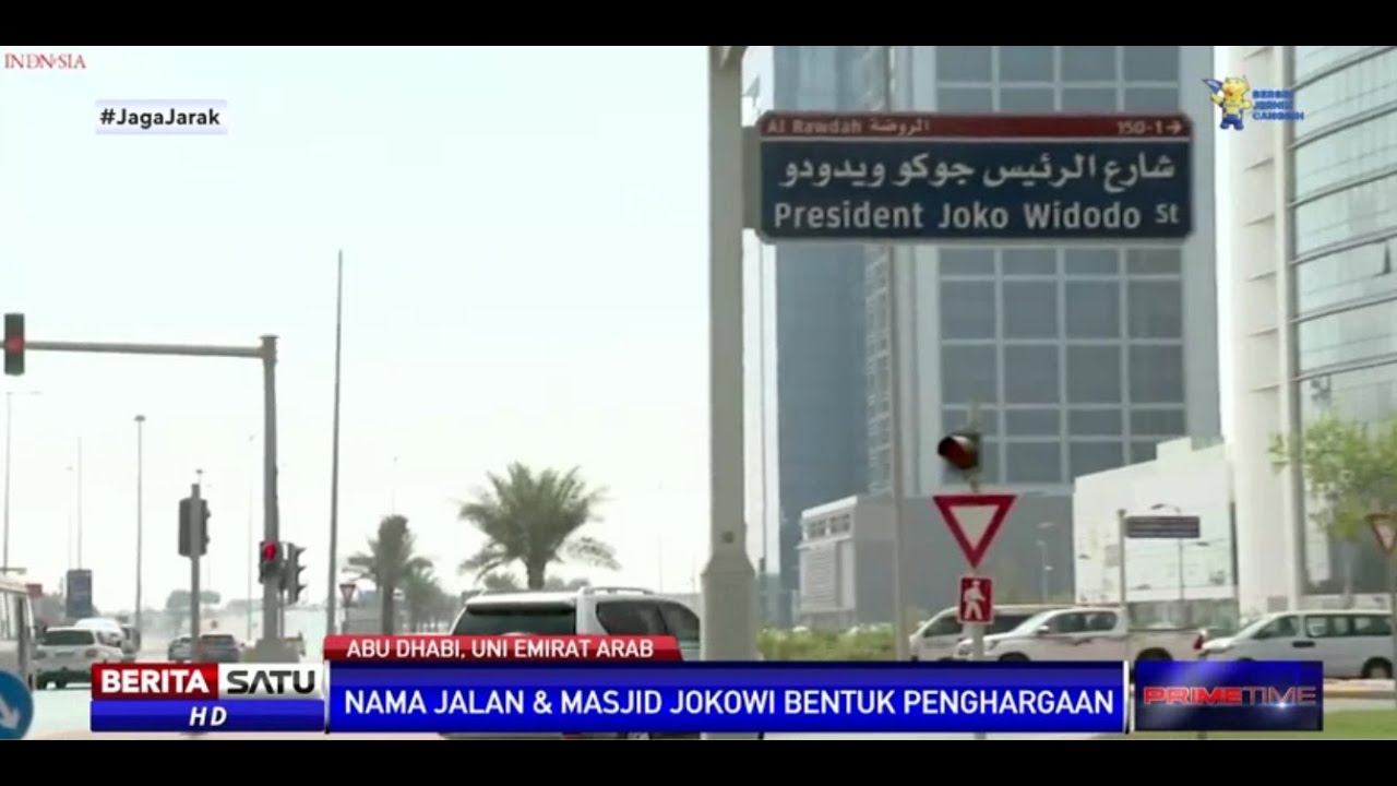 Ini Penampakan Nama Jalan dan Masjid Joko Widodo di Abu Dhabi