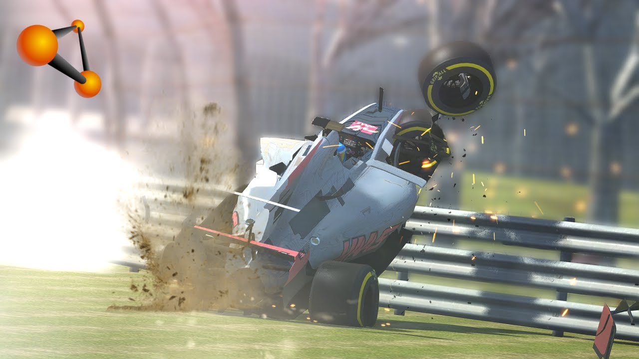 BeamNG.Drive - Formula R 2017 Crash Compilation (F1)