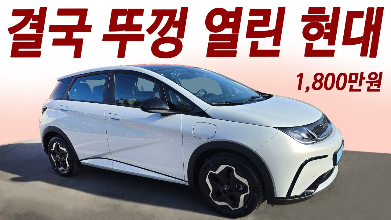 보조금받고 1,800만원! 셀토스 절반가격 성능은 두배 현기차 안살듯! 실물보고 놀람금지!