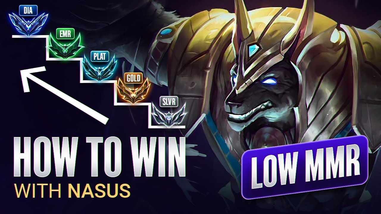 How to Climb out of Lower MMR Using NASUS - Season 14 Nasus Guide