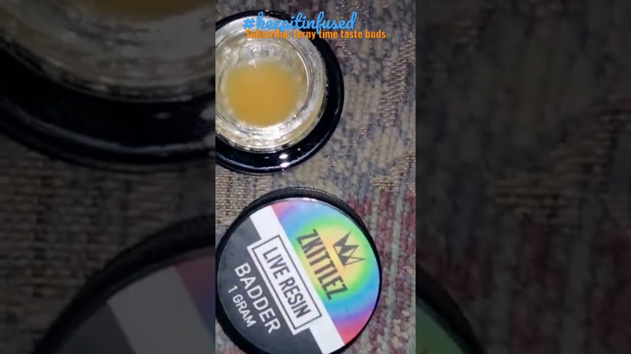 west coast cure zkittlez live resin badder coated coated blunt , and rolled up wit sum gumbo 😉 😁