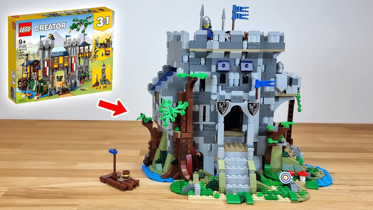 Lego Medieval Castle In The Forest | Beautiful Alternative 31120 Build