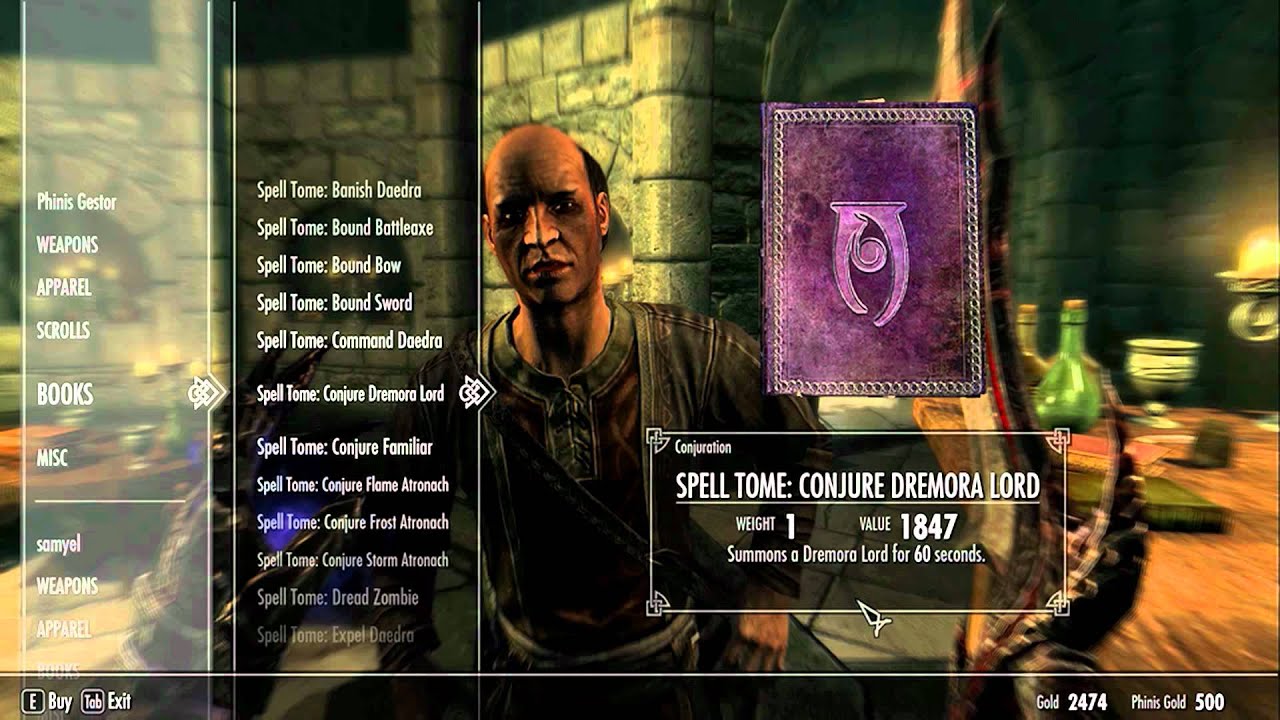 Skyrim-How to Conjure a Dremora Lord + Commentary