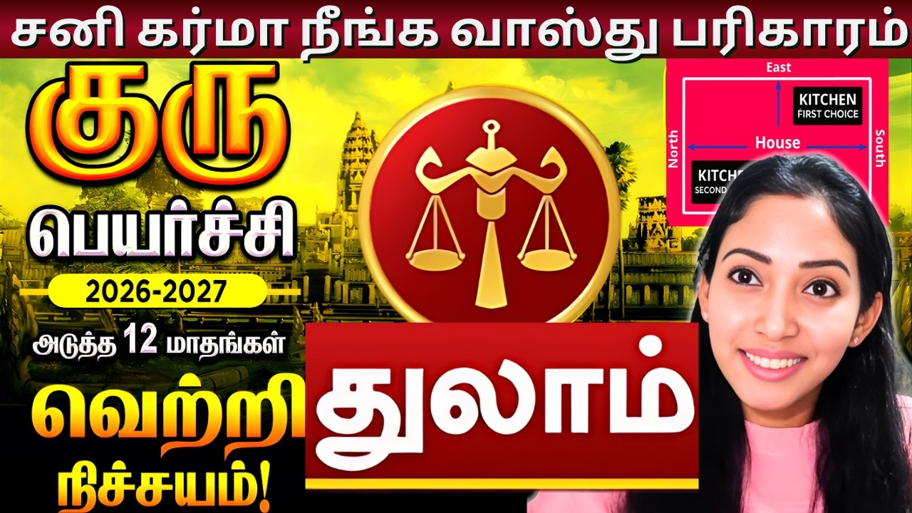 Guru Peyarchi 2026 - Thulam Rasi and Lagnam - AstroPsychology - Jeevitha Meyyappan