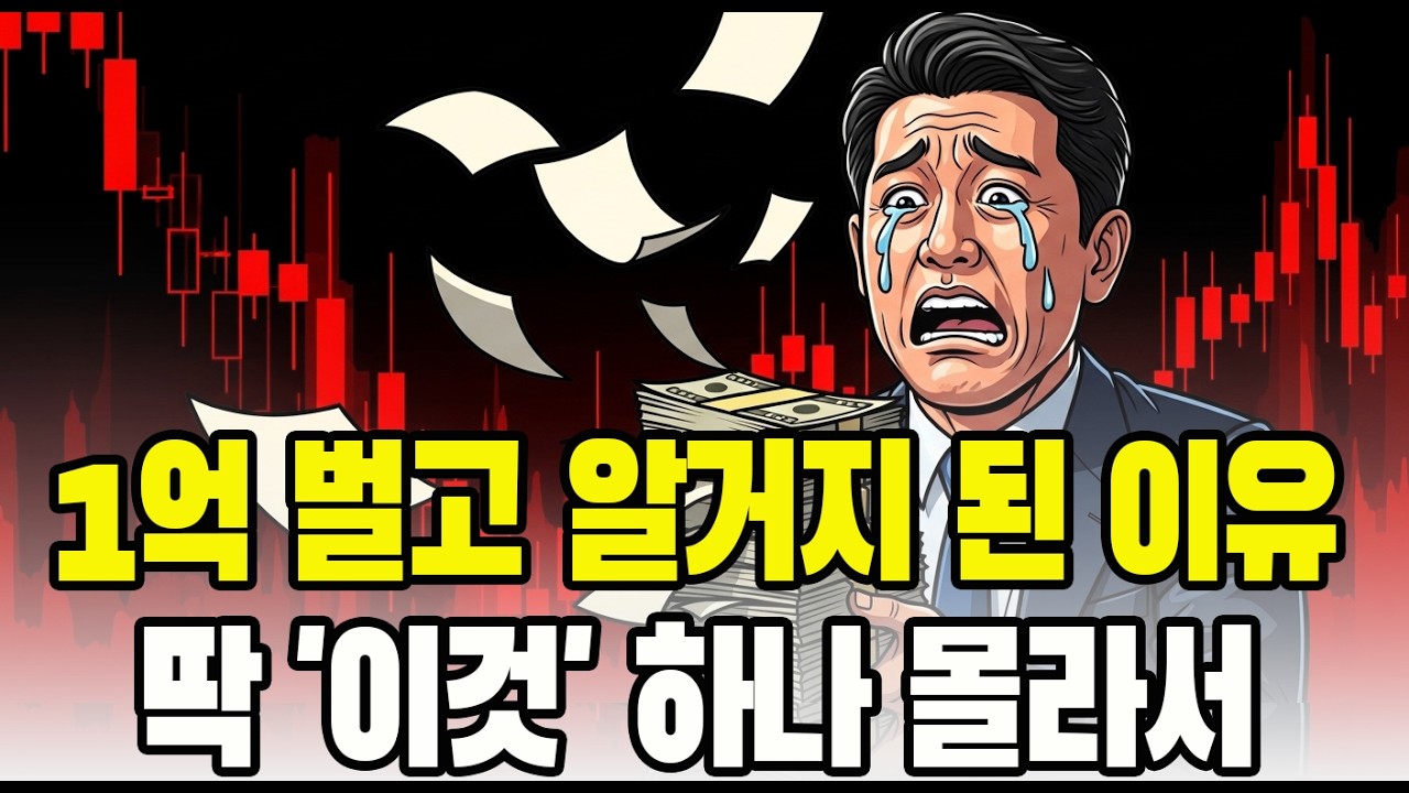 주식으로 1억 벌고도 1년 만에 알거지 된 결정적 이유 1가지