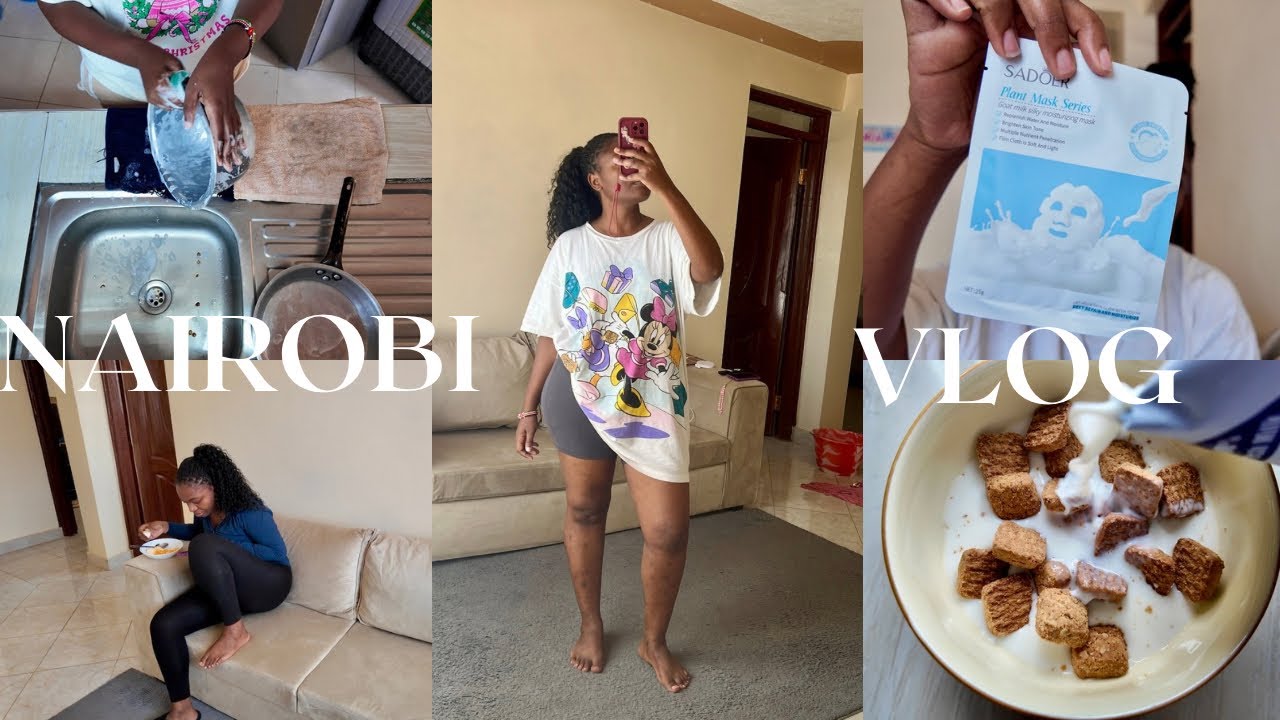 Living Alone in Nairobi |  Reset Vlog + Cooking + New Brand work + Life of a kenyan girl 