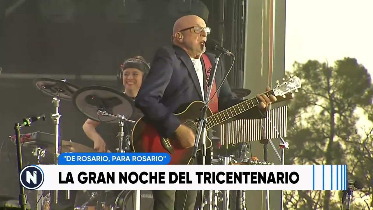 Baglietto hizo cantar al público en los 300 años de Rosario  | TELEFE ROSARIO