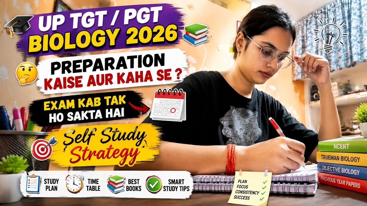 UP TGT/PGT Biology 2026 🚨 | When Is the Exam? Where to Prepare? | My Complete Strategy #tgt #pgt
