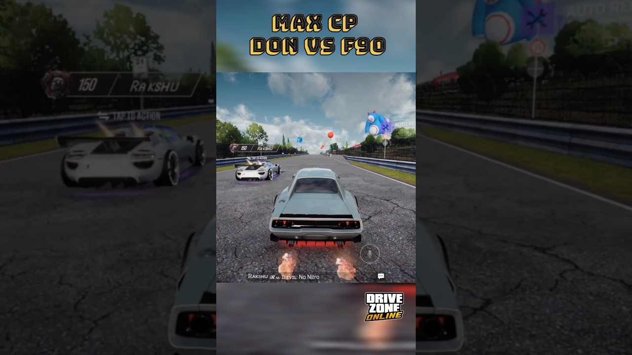 Drive Zone Online: Max CP | DON Vs F90 | Drag Race | @DriveZoneOnline @Devils2999