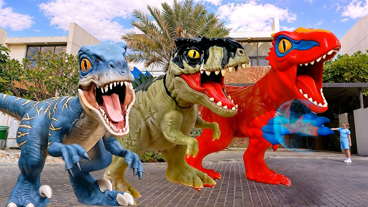 Динозавры Стефи ожили! 😱🦖 Живые игрушки захватили дом!