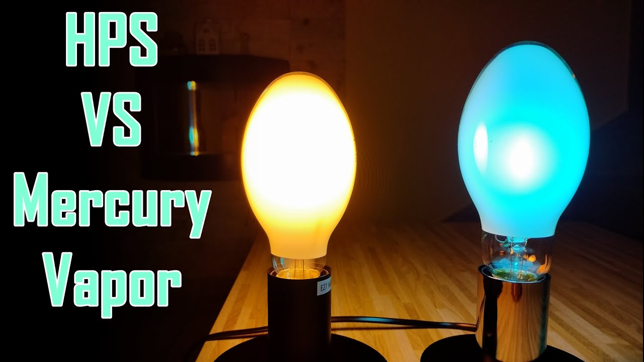 High Pressure Sodium VS Mercury Vapor (NAV-E 70 W/E E27 VS HPM 80W E27)