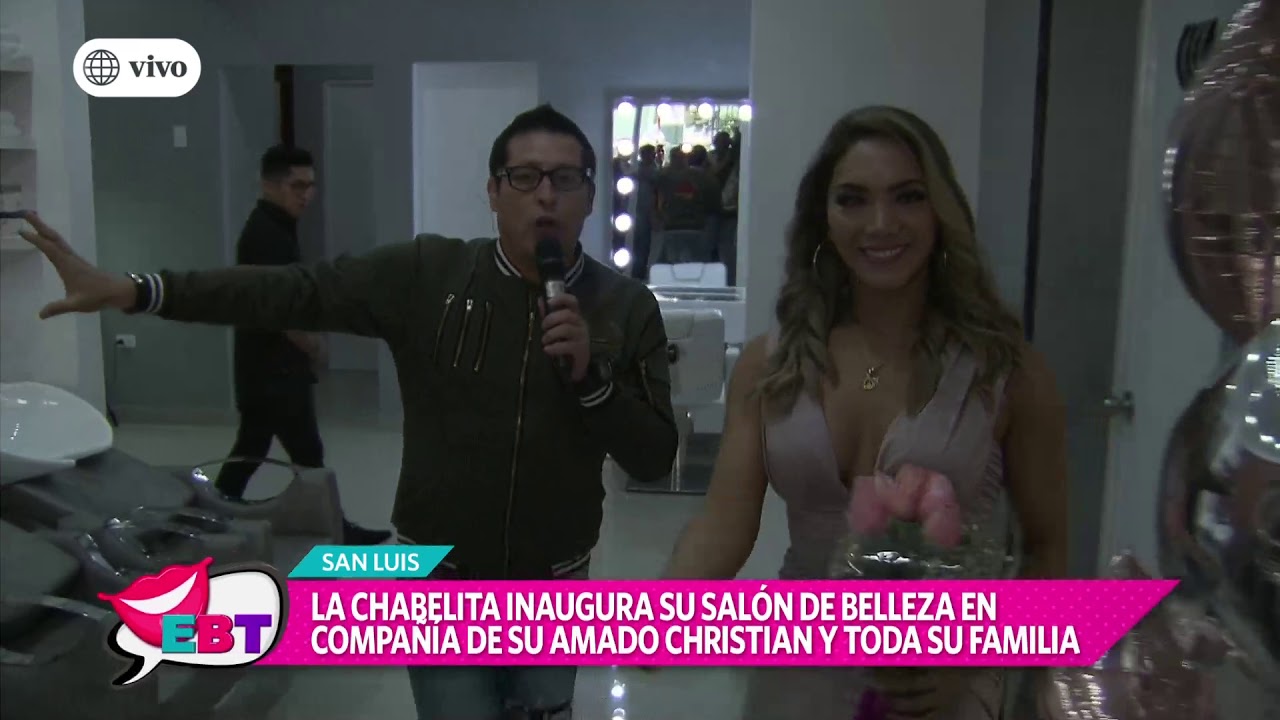 Isabel Acevedo inauguró así su primer salón de belleza 
