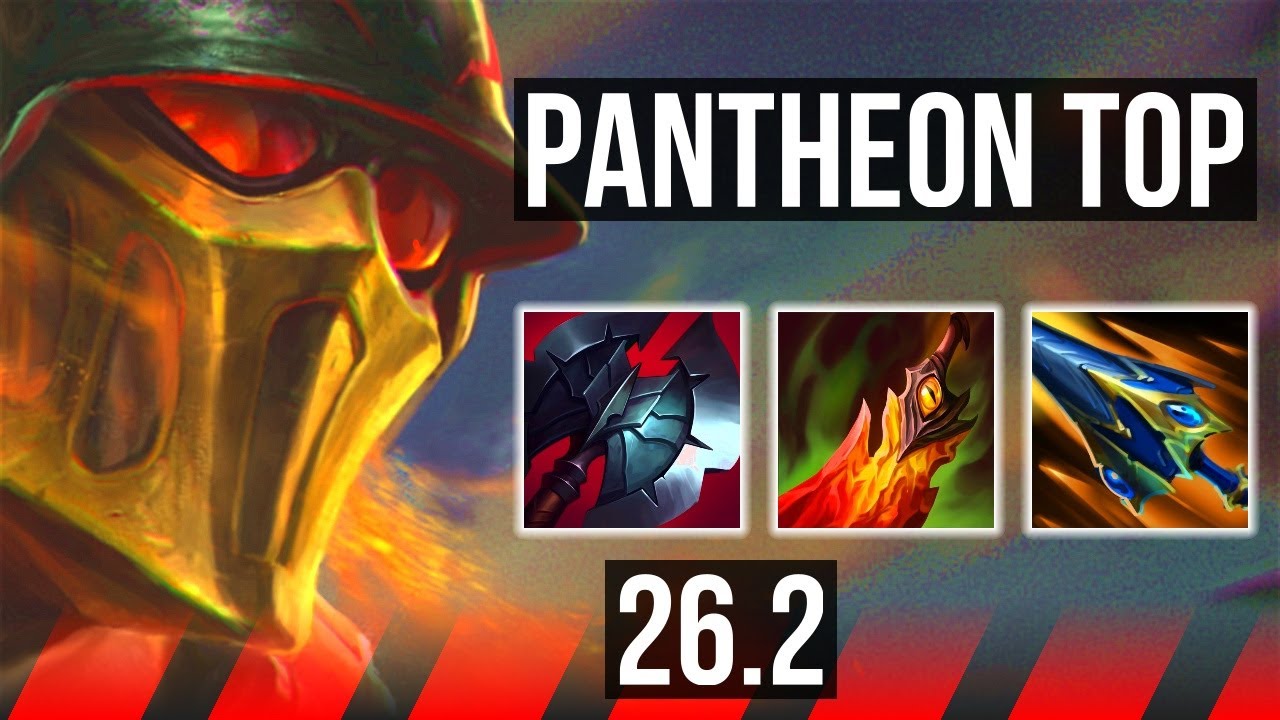 PANTHEON vs NASUS (TOP) | Perfect KDA: 9/0/0 | NA Master | 26.2