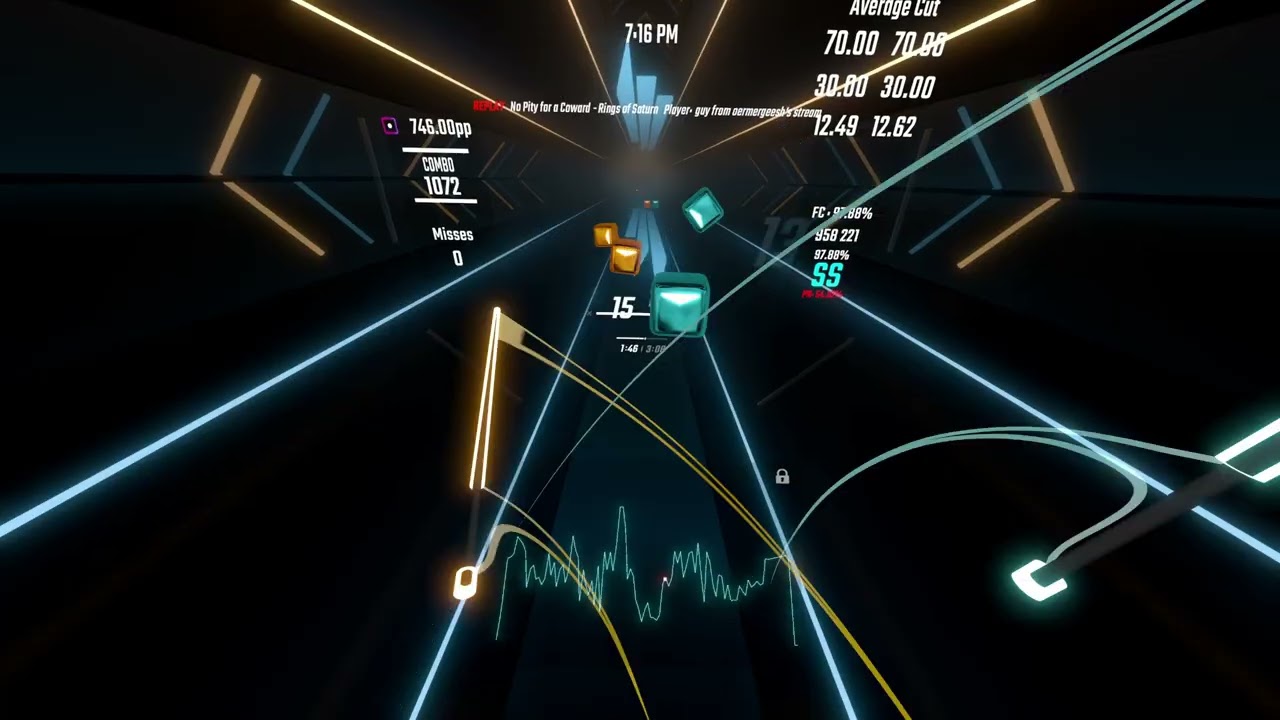 [Beat Saber] Plus || No Pity for a Coward - 97.88% 747pp BL
