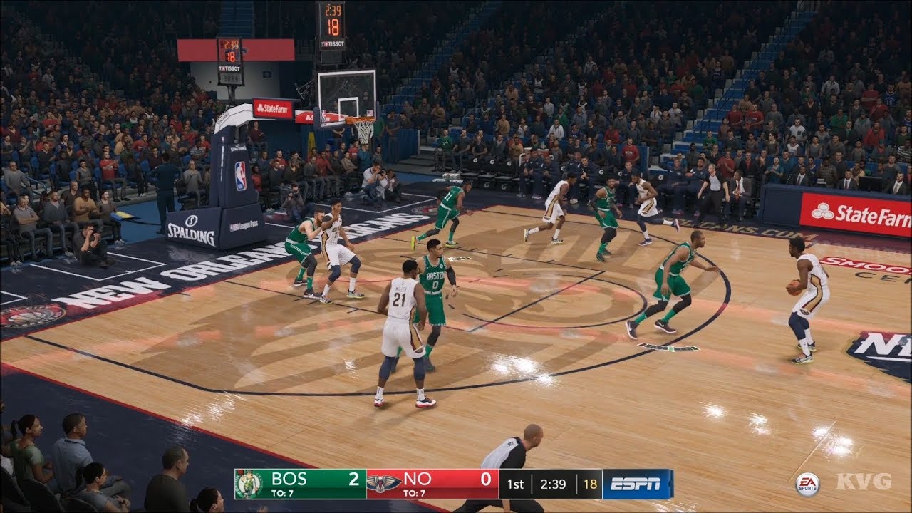 NBA Live 19 - New Orleans Pelicans vs Boston Celtics - Gameplay (HD) [1080p60FPS]