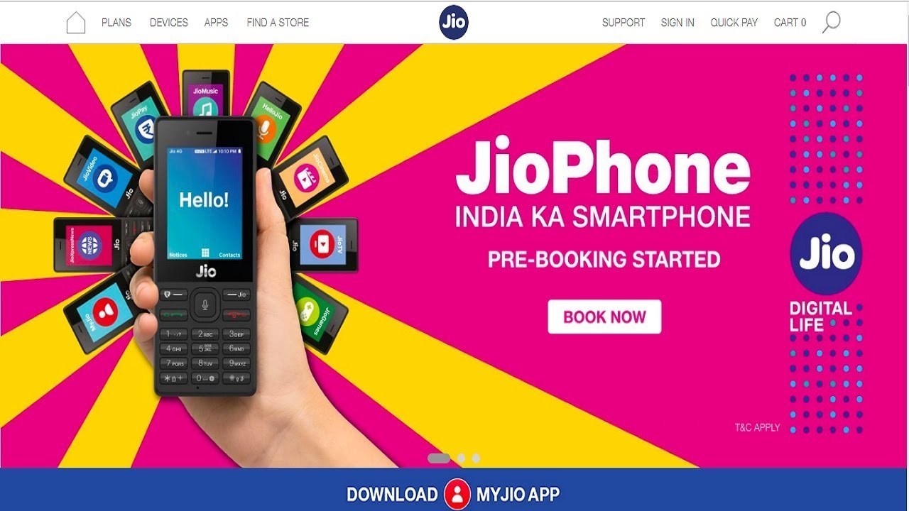 HOW TO BOOK JIO PHONE ONLINE ( जिओ फोन ऑनलाइन कैसे बुक करे )