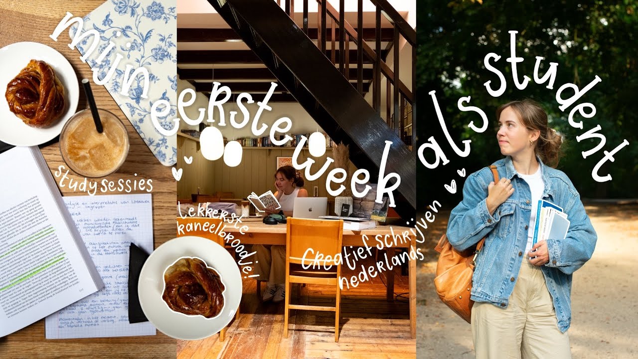 mijn eerste week als student creatief schrijven 🙇🏼&zwj;♀️📚 uni vlog
