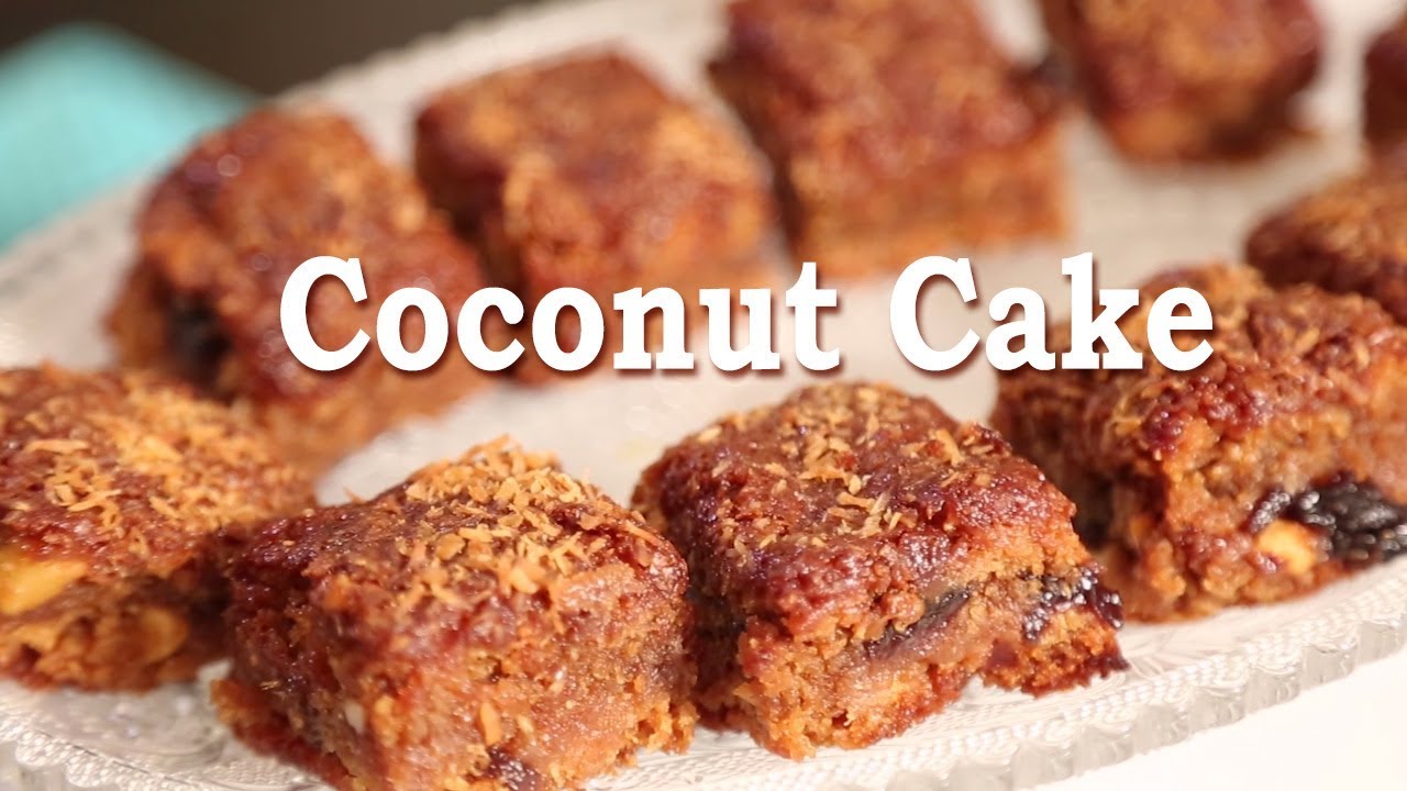 Кокосовый торт (Pol cake / Bibikan) | Mallika Joseph Food Tube