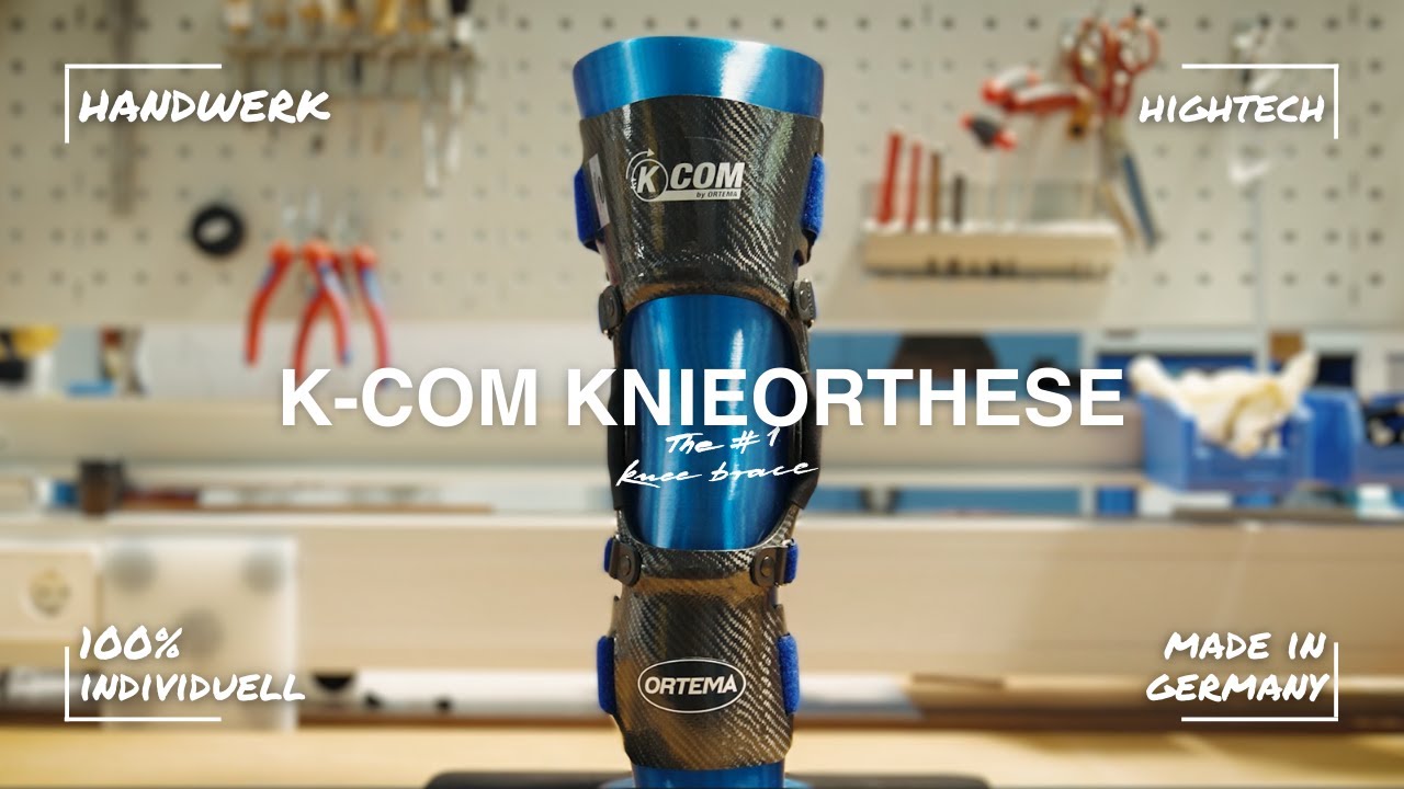 Die perfekte Knieorthese f&uuml;r Risikosportler, bei Schmerzen und Gelenkinstabilit&auml;ten: K-COM.