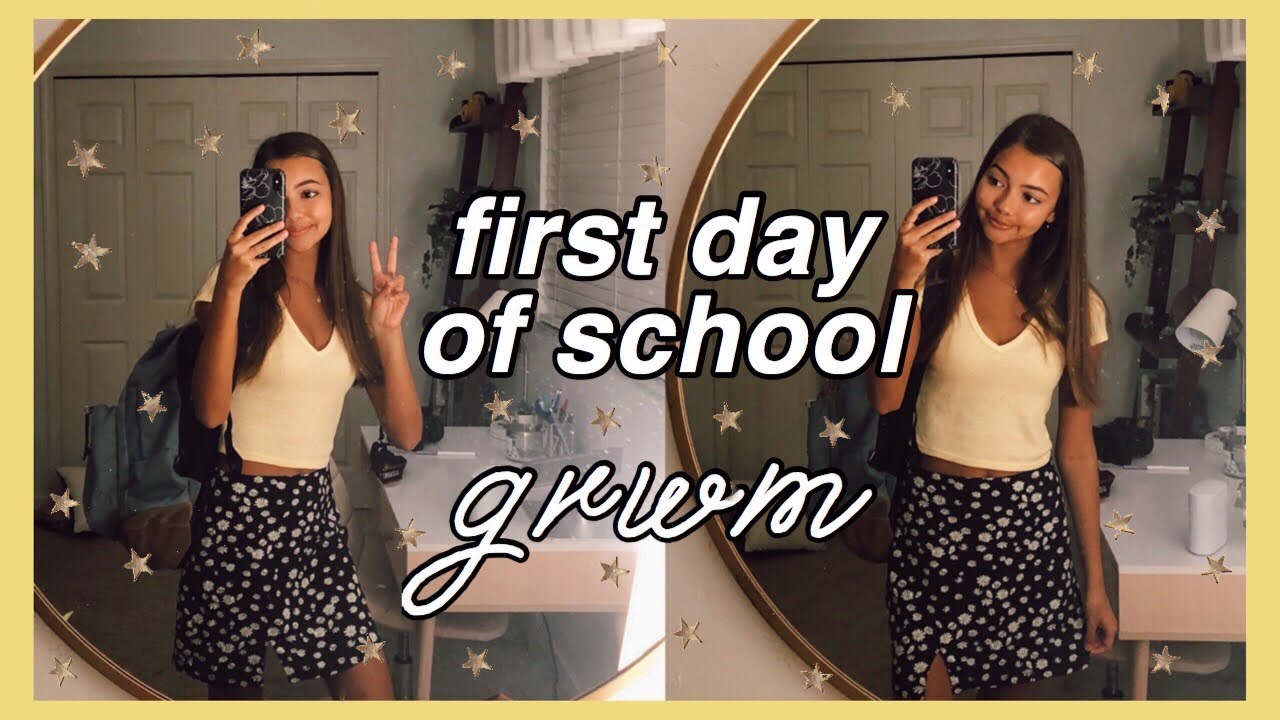 FIRST DAY OF SCHOOL GRWM (junior year)