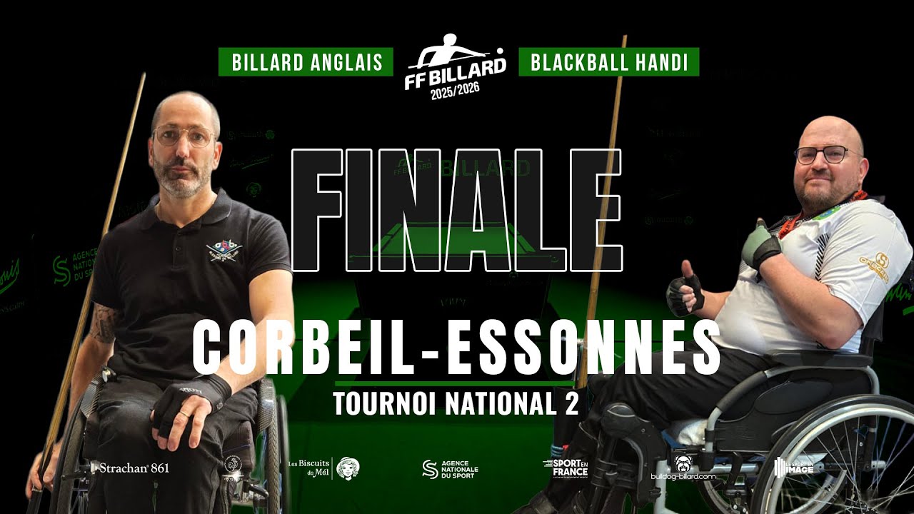 🎱 BLACKBALL - HANDI BILLARD 25/26 – TN N°2 – Finale