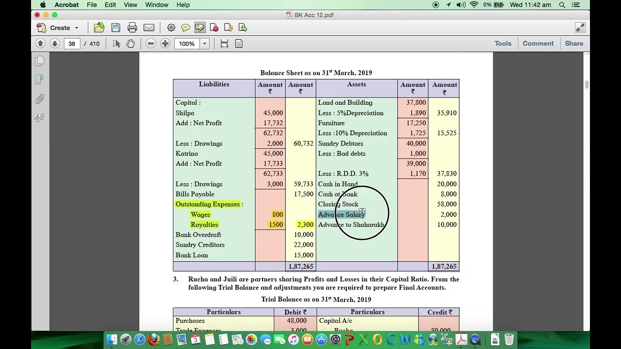 Final Accounts Adjustments: Prepaid & Outstanding Income and Expenses Marathi Explanation HSC Board