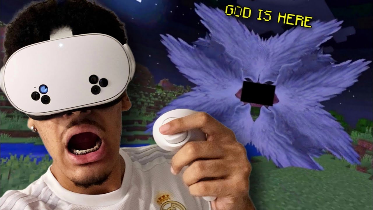 Minecraft VR, mas DEUS ESTÁ VINDO! | The God