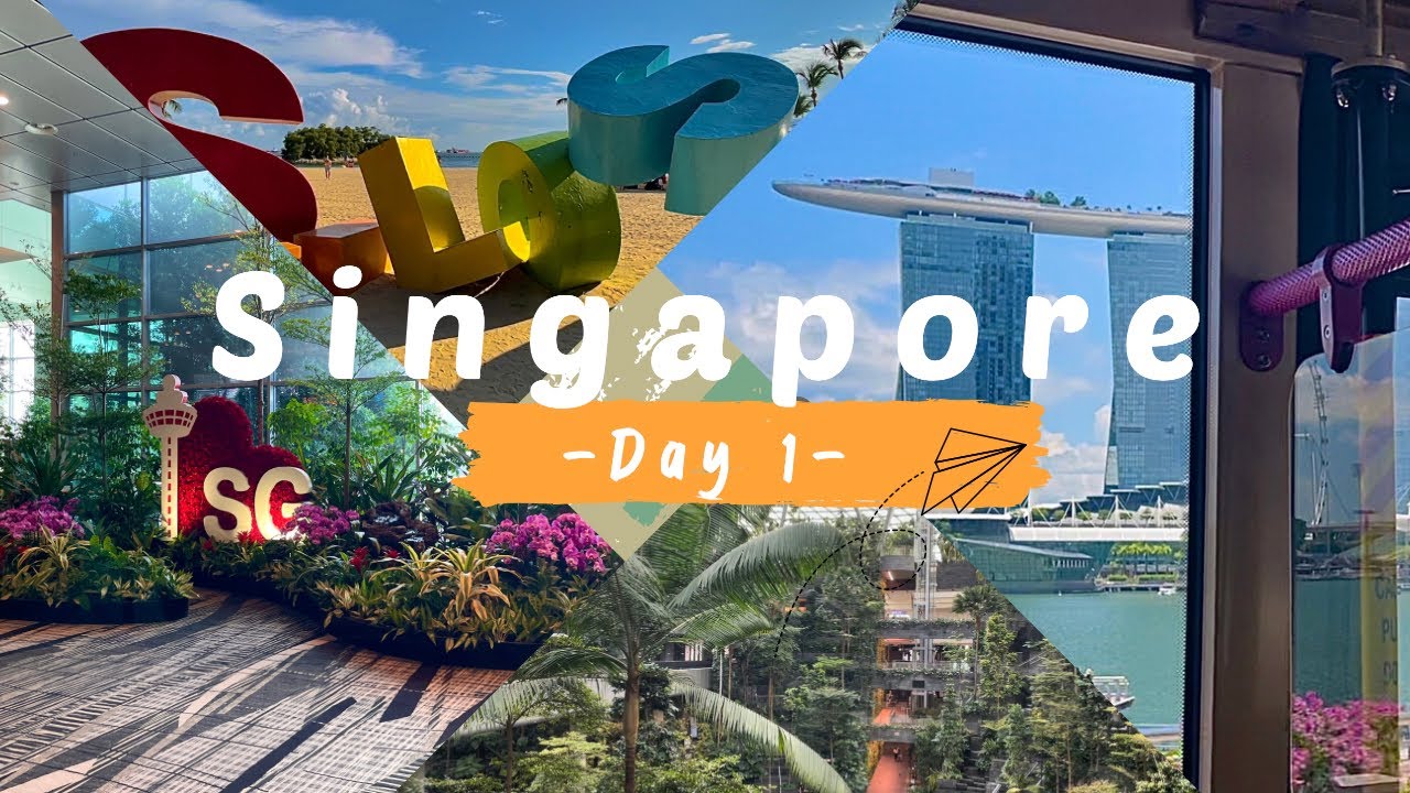 4 Days in SINGAPORE | DAY 1 - Exploring Sentosa Island, Food Loft, Let’s eat Bugis Junction