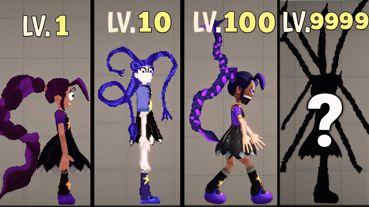 Crazy Evolution of Lily Lovebraids | Melon Sandbox Mod