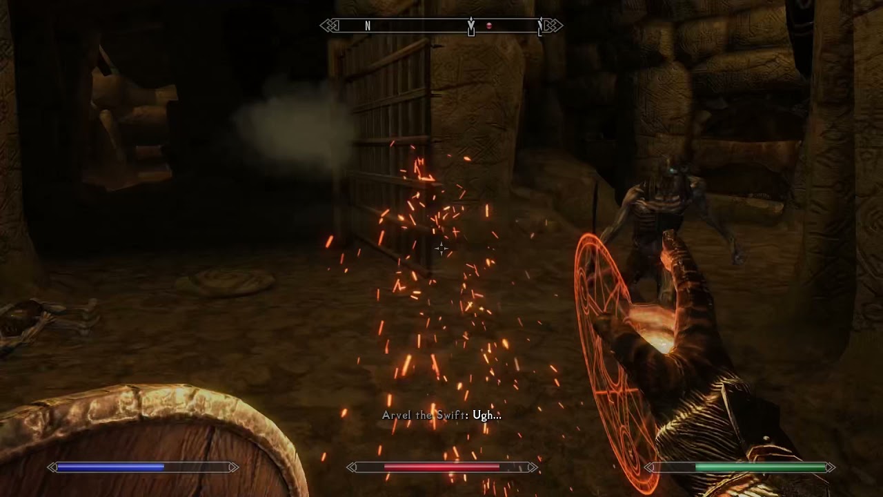 Can Arvel the swift escape bleak falls barrow?