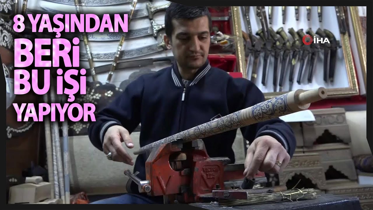 Babasını Yanında Başladığı Sedef Kakmacılığı Mesleğini 30 Yıldır Sürdürüyor